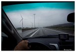 na autostradzie - deszczowo :(