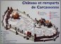 Carcasonne - plan murw miasta