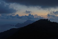 widok z góry na Capri