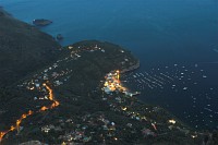 widok z góry na Marina Del Cantone
